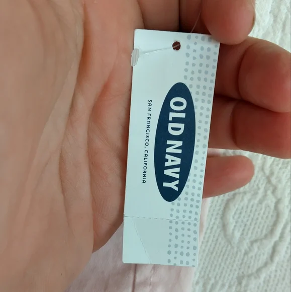 Old Navy Pastel Pink Ankle Jeans Cropped Spring Femme Barbie Doll NWT Mid Size - Picture 8 of 13